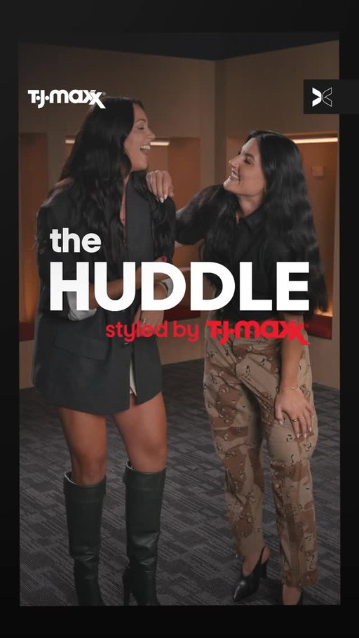 💥 @lexie.adzija drops bars with @taylor_girard – from leveling up her game day fits to finding fulfillment off the ice 🏒 @tjmaxx #ad