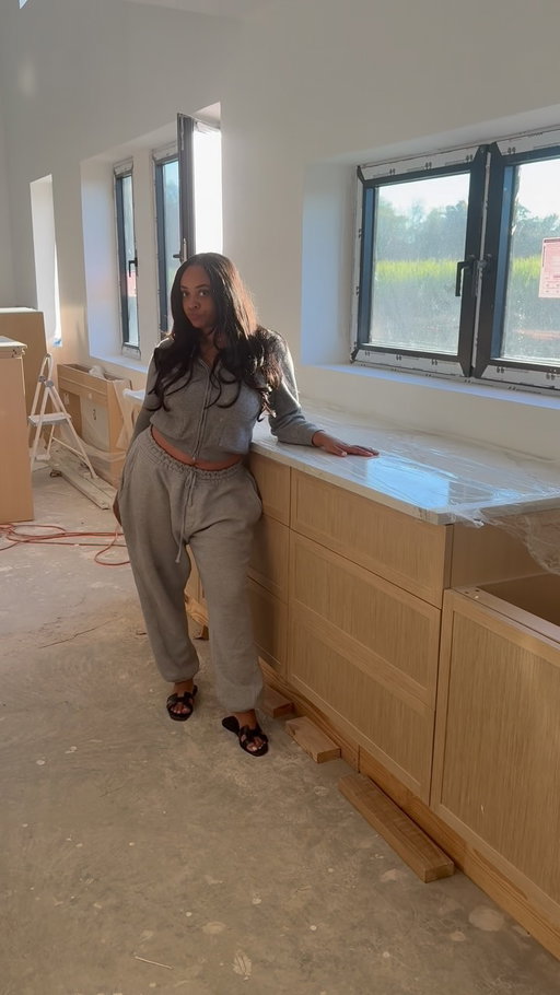 Welcome back to Koryn’s Construction!🚧 
Y’all… can you believe we are in Phase Seven?! We are soo close and I’m honestly getting so emotional watching everything come together.

In this phase, we’re tackling cabinets, flooring, lighting, and more and it is all turning out so beautifully. As y’all know, so many of the pieces in my home were ordered from China, and to see everything fitting perfectly, blending seamlessly, and the quality being even better than I imagined… it’s truly everything I hoped for.

I love y’all so much. Thank you for supporting me through this entire process. We are SO close to the finish line.
Stay tuned for Part 2. 🤍✨ #korynsconstruction #barndominium #barndominiumbuild