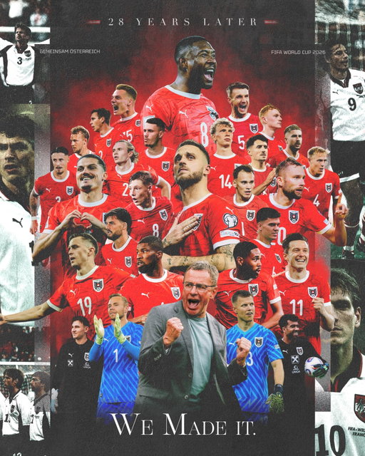 28 YEARS LATER. WE MADE IT!!!!! 🥹❤️‍🔥🇦🇹

#GemeinsamÖSTERREICH