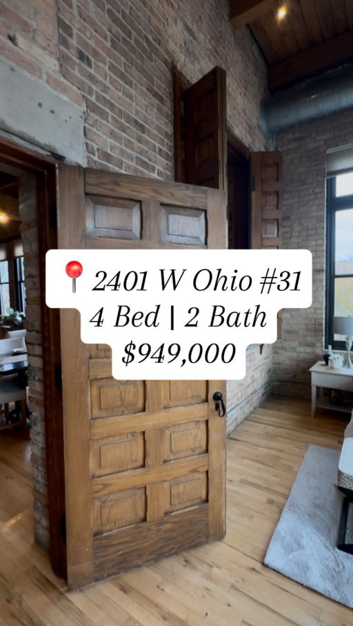 The pictures of this loft were great, but seeing it in person was a whole other experience. The uniqueness and charm is something you don’t see a whole lot anymore. Four beds, two baths, 16 foot ceilings for $949,000? Sign me up!

Listed by @patrick_shino 

#chicago #chicagorealestate #cityliving