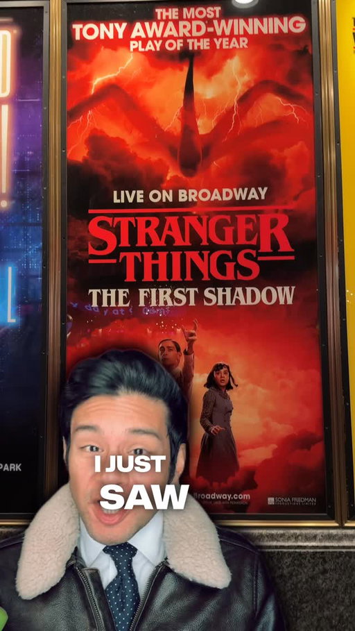 This is the perfect way to get ready for the final season of Stranger Things.

I saw Stranger Things: The First Shadow on Broadway and it blew me away. It is a play, not a musical, and the origin story is scary, funny, and insanely immersive. The visuals make you feel like you are actually in the Upside Down.

If you love Stranger Things, sci fi, or horror, this Broadway show is a must-watch.

😈 SHARE THIS with someone you want to take to the Upside Down!

@stonbroadway
#StrangerThings #strangerthingsthefirstshadow