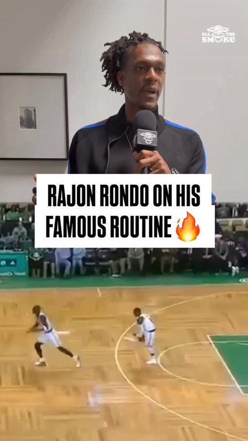The Black Mamba was locked in from the jump 🔥🐍

Rajon Rondo breaks down the legend of his tip-off ritual, and how Kobe Bryant caught on during the NBA Finals.

Watch the latest ALL THE SMOKE Unplugged with @RajonRondo now! 💨