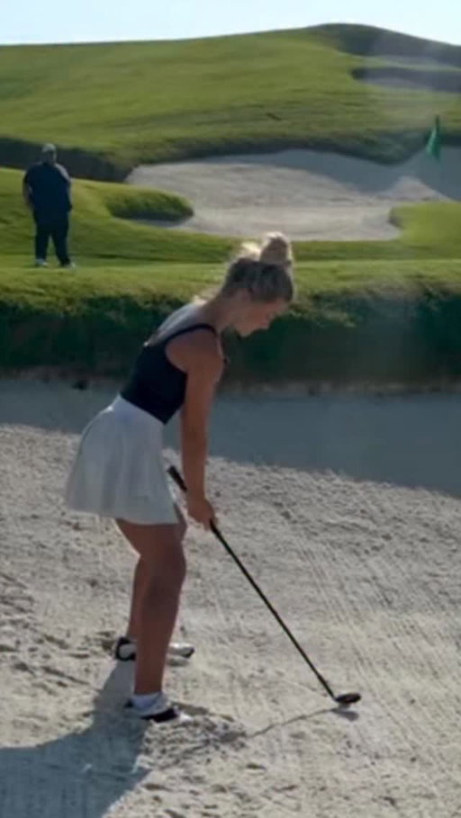 That bunker shot? Yeah… that one had my nerves doing backflips. It was easily the most pressure I felt the entire tournament. And trust me, the embarrassment after was 10/10. I’ll be ready next year🤪⛳️

#barstool #internetinvitational #golf #explore #laceysnell