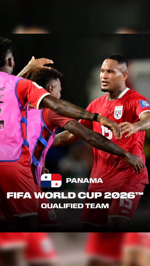 ¡Felicitaciones 🇵🇦 Panamá por clasificarse para la Copa Mundial de la FIFA 2026 en 🇨🇦 Canadá, 🇲🇽 México y 🇺🇸 Estados Unidos! 👏

Tras su debut en la edición de 2018, será muy especial verlos jugar en este torneo histórico coorganizado por sus vecinos de la @Concacaf. 🤝

Congratulations 🇵🇦 Panama on qualifying for the FIFA World Cup 2026 in 🇨🇦 Canada, 🇲🇽 Mexico, and the 🇺🇸 United States! 👏

Following your debut in the 2018 edition, it will be special to see you play in this historic tournament co-hosted by your @Concacaf neighbours. 🤝

#FootballUnitesTheWorld ⚽🌎❤️