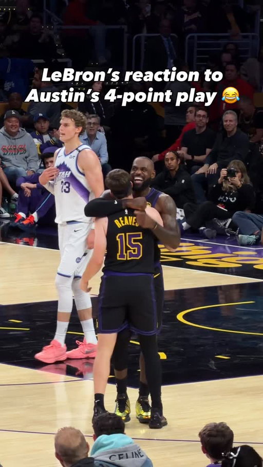LeBron’s just happy to be back 🥹