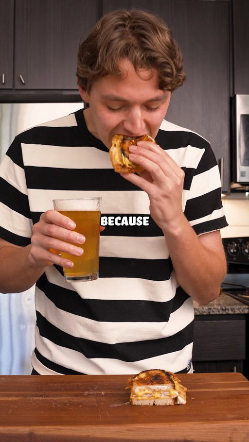 How many beers can you fit in a grilled cheese sandwich?