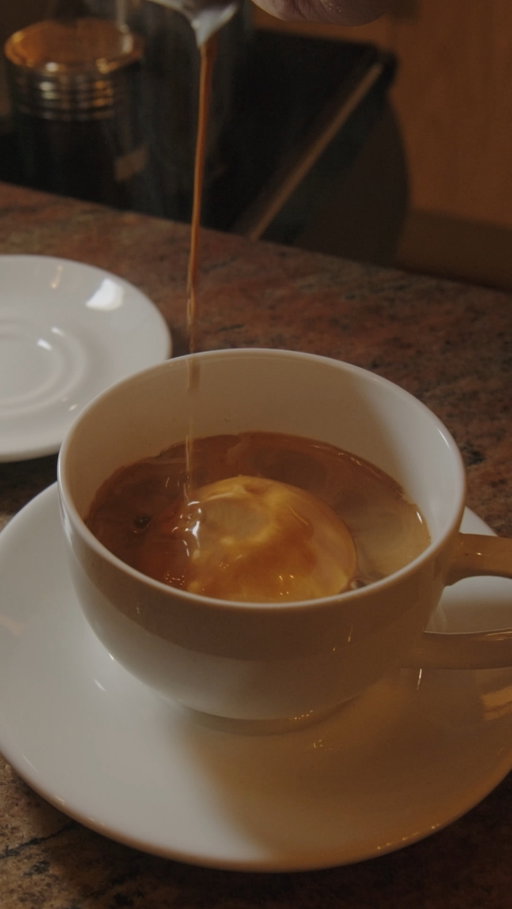 You don’t stop eating ice cream in the winter. You just add espresso to it.

Treat yourself to an affogato today!