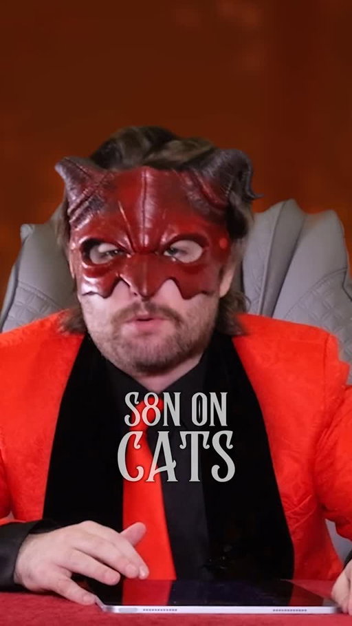 #cats aren’t me but a #catlady is if you know what I mean 😼 Full video on ExtraTugg now #ama #satan #animallover