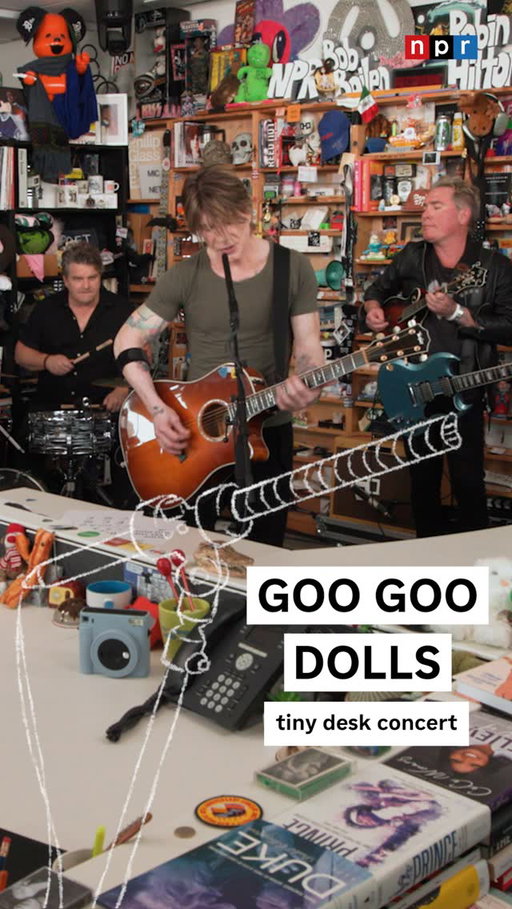 #tinydesk • Here’s the thing: Goo Goo Dolls songs endure. At the Tiny Desk, our small office crowd joins the thousands who have been inside of the song "Iris," and felt something real. 🤍⚡️⁠
⁠
Tap the link in our bio to watch Goo Goo Dolls' full performance, only on npr.org/tinydesk or @nprmusic's YouTube❗️⁠