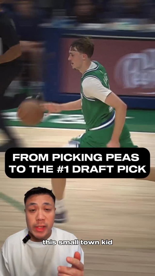 How did @cooper_flagg go from picking peas to NBA dreams? 🤯 (🎥 @jeff_chen_ ) Flagg and the Mavericks face off against the Knicks TONIGHT at 9:30pm/et on ESPN! (h/t: Christian Clark, @theathletichq, Baxter Holmes, @espn)