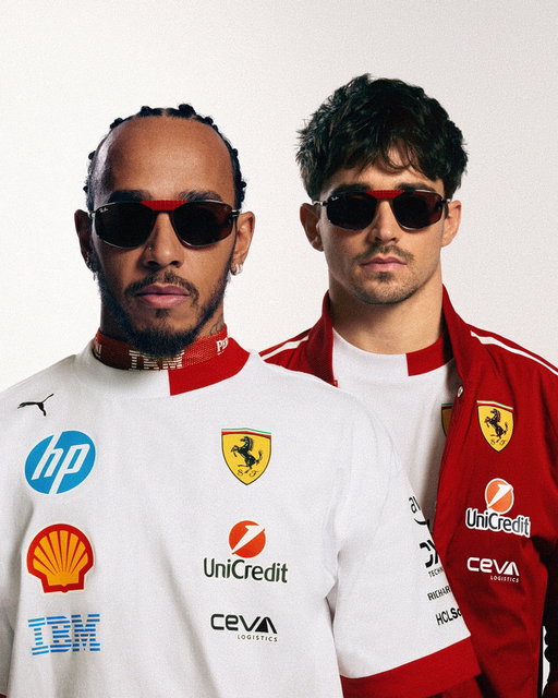 @charles_leclerc and @lewishamilton take on Las Vegas with a fresh look.