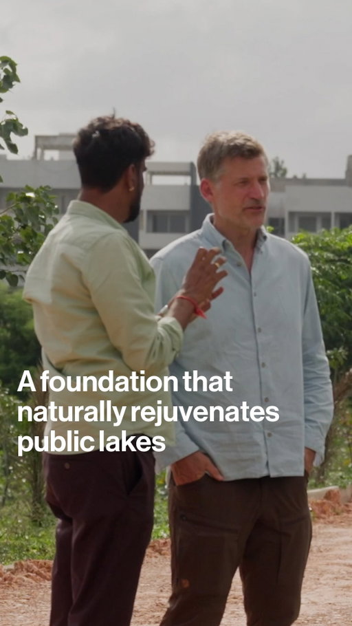 The Malligavad Foundation is an NGO dedicated to naturally rejuvenating public lakes, making them self-sustaining ecosystems that can thrive for generations.

@nikolajwilliamcw visited one of these lakes to meet the founder and see the transformation firsthand.

Watch An Optimist’s Guide to the Planet by tapping the link in bio.