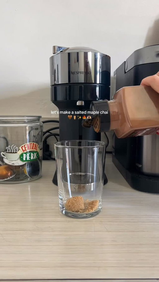 Salted maple chai? Yeah, @ashleeyy07 did that 😮‍💨🍁

She mixed espresso, TAZO Classic Chai Latte, and cold foam salted maple creamer…and honestly, we can’t stop thinking about it 🤎

#MyTAZOTaste #TAZO #TAZOTea