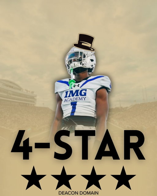 Wake Forest commit AJ Marks has earned his 4th star!🎩