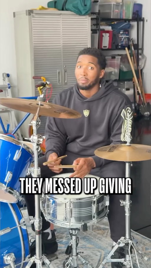 “I think I’m one of the best people to ever play the drums, ever.” 👀 @spidadmitchell shows off his hidden talent… playing the drums, at a recent CarMax shoot! 🥁