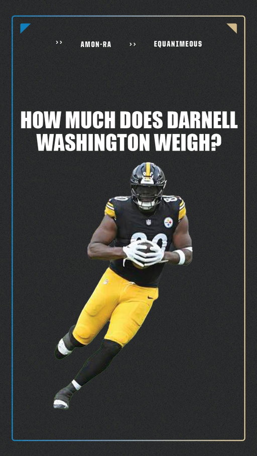How much does Darnell Washington actually weigh? 💪