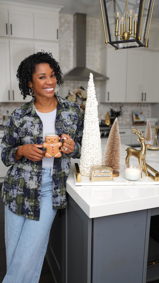 #ad Every year I tell myself I’ll slow down and actually enjoy the holidays… but between decorating, shopping, and keeping up with everyone else’s “perfect” moments, peace can feel impossible. Then I light this candle, and suddenly it all shifts — the noise quiets, the house feels calm, and it actually smells like Christmas. For me, it’s @glade Bergamot & Eucalyptus — fresh, bright, and the reminder that the holidays don’t have to be perfect to feel magical. Because sometimes, all it takes is a single scent to make home feel like home again

.#christmasdecor #glade #christmasiscoming #christmasdecorations #christmasdecorideas