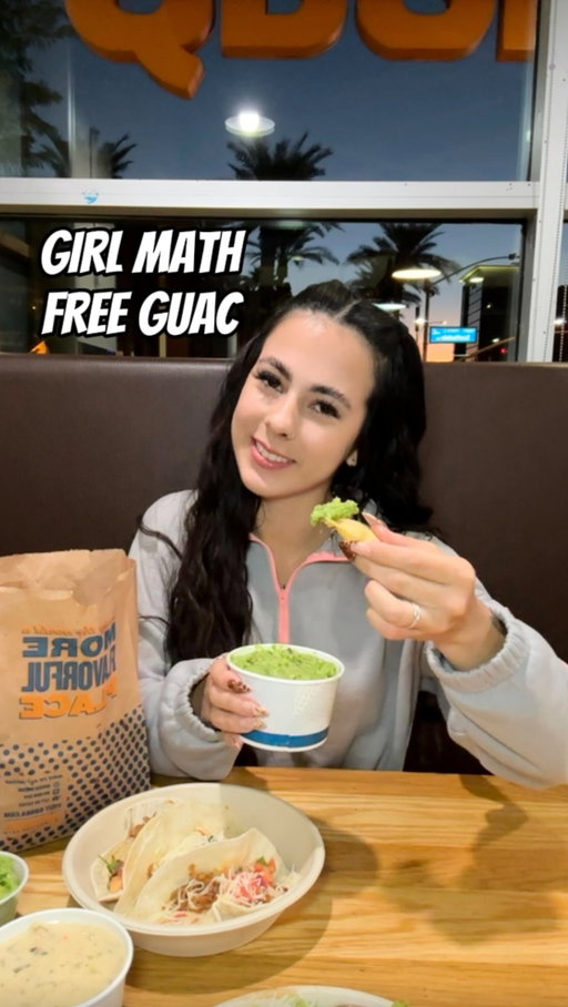 GIRL MATH=spending on food to get free guac 🥑😍 Today’s lunch was over at QDOBA, where I signed up online for free to receive FREE guac (or FREE queso) with my entrée 🤯 #ad Copy my usual bowl order:
😋 Chicken, White rice, (Free) Guacamole, Pickled Red Onions, Fajita Veggies, Cheese, Sour Cream, Lettuce, Chile Corn Salsa 💃
I also got some Birria Tacos 🤤 (I know you’re drooling rn).
I love that QDOBA has fresh, good quality ingredients and that they’re so consistent (my bowl always turns out bomb af no matter what location I go to!) They’re such good Mexican food, and it’s even better that they have such a good rewards program 🌟 They’re the only ones that do this—when you sign up you get your FREE guac or queso as well as you can earn points towards more free food. 😋 The location I’m at is the Old Town Scottsdale QDOBA, address: 4821 N Scottsdale Road, Scottsdale, AZ 85251 📍 Go stop by, and let me know if you try my bowl order. 🩷#QDOBAPartner 
•
#azfomo #phoenixarizona #azfood #arizonafoodie #phoenixfoodie #arizonainfluencer #QDOBA #QDOBAMexicanEats #healthyeats #mexicanfoodlover