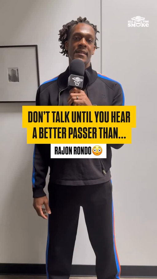 Better passer than @RajonRondo??

The response says it all 😭