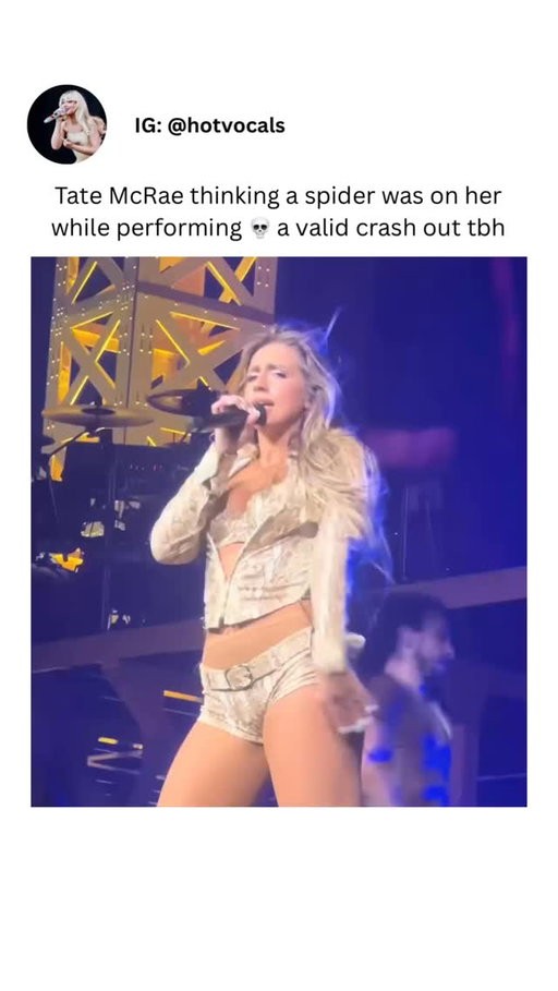 the way she snapped right back into pop star mode though 🤣🙂‍↕️ #tatemcrae #pop #explore #music #viralmeme #vocals