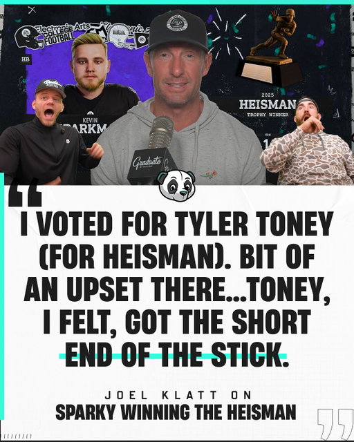Who got your Heisman vote? 🤔