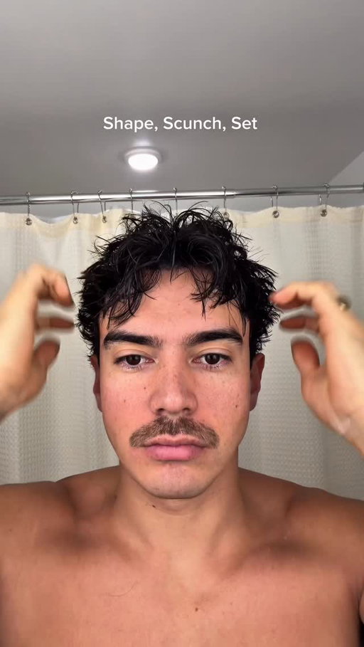 FULL ROUTINE 🙌🏽 What you wanna know next? Moisturizer and Curl Cream from @based 

#hairstyle #wavyhair #mensroutine #skincare #transformation