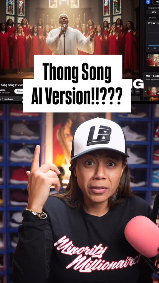 Who made this AI Thong Song??? 🤣🤣🤣 naw it goes hard. Yo @sisqo I need to know your thoughts on this!

This has 249k views on YouTube. Are we for this or nawwwww

#lionsbehavior #aimusic