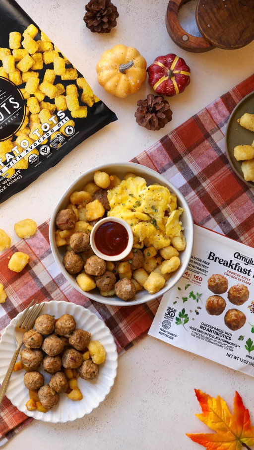 Roots potato tots + @amylufoods breakfast sausage bites? Breakfast magic ✨Enter our giveaway for a chance to make this cozy skillet combo your own.

Enter to win:
☀️1 month of Roots Farm Fresh potato products and swag
☀️@amylufoods assortment of breakfast items including breakfast bites, mini links, and sausages. 

Giveaway Rules: 
⭐️Like this post
⭐️Follow @rootsfarmfresh and @amylufoods on Instagram
⭐️Tag a friend in the comments
*Must be a resident of the U.S.
 
Rules and Conditions: 
The contest ends on November 20th at 11:59pm EST. Must be 18+ and a resident of the United States. This promotion is in no way sponsored, endorsed, administered by, or associated with Meta. Certain conditions apply. Winners will be contacted via DM from this account, @rootsfarmfresh ONLY.
