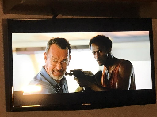 😂 Is Captain Philips really the best movie to be playing on a cruise?!? 😂