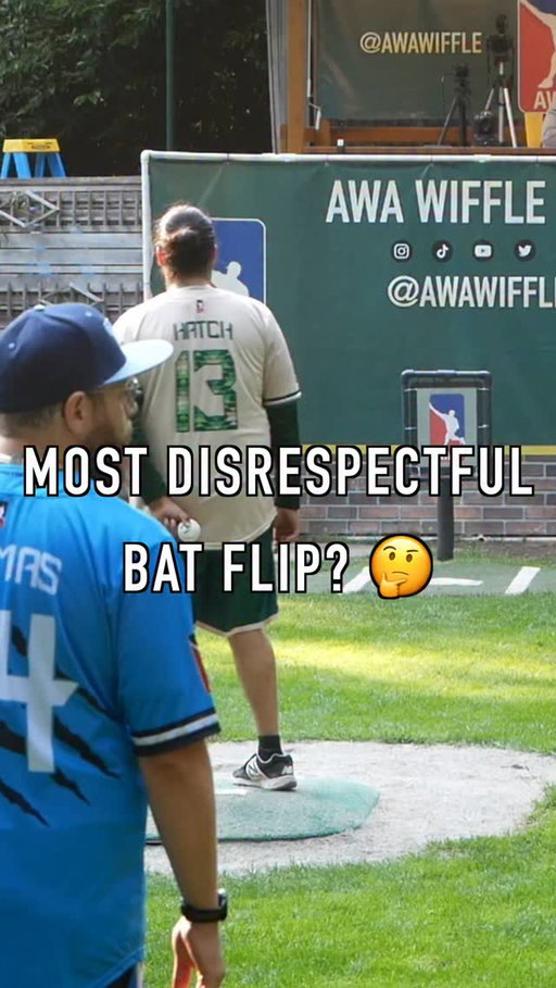 Should the Batter Be Thrown Out?🤯 #dingersornothing #wiffleball #baseball