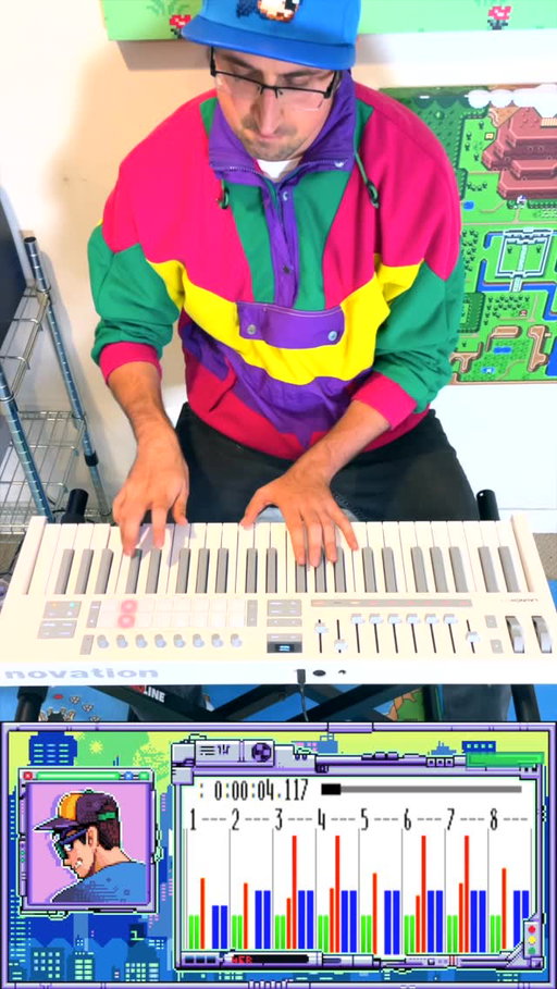 Back with another demo of the @wearenovation Launchkey 49 Mark 4. For this one i decided to write a song using the Fixed Chord mode function as the central theme. Its kind of got a Earth Bound/Ninja Turtles type vibe 🤣. I have really enjoyed writing and playing with this board and cant recommend it enough. What kind of game can you imagine this song being in. What should i call it?
.
.
#musician #videogamemusic #keyboardist #newmusic #music #videogames #chiptune #electronicmusic #vgm #nintendo #supernintendo #jazzfusion #shred