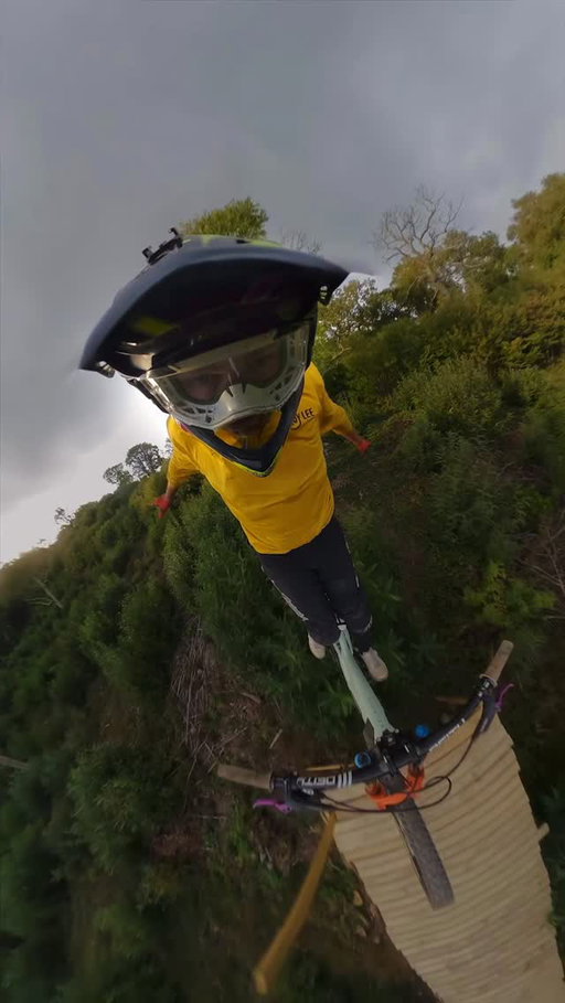A new take on wooden rollercoasters with @brendog1 🎢 🚲 
#GoProMAX2