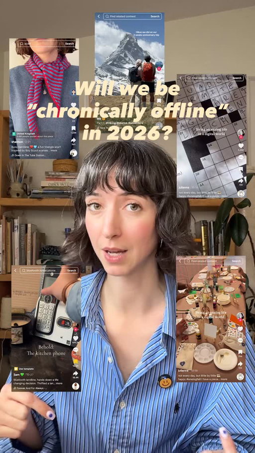 Analog hobbies are dominating the FYP, while tools like @rodeo.app and @albo_app are trying to get us out in the real world. Might 2026 be lived less online?? #offline #socialmedia #analog #digitaldetox #IRL