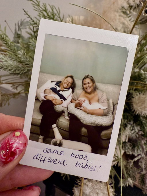 a month of watching one of my favourite people on the planet become a mum to my favourite tiniest person on the planet. Not sure I’ll ever find the words to describe how much love and pride I feel for this woman 🥺♥️ witnessing her become the most incredible mum to the most beautiful little boy, and getting to be part of their world is truly one of the greatest honours of my life. 

Not sure how her or Matt haven’t issued a restraining order against me yet but I just cannot get enough of that little pud. And getting to hold all three of our babies together makes me feel like the luckiest bloody person in the world. Will go back to calling you a slag very very soon but for now, so beyond proud of and in awe of you @laura.adlington. You really are smashing it and deserve every minute of the utter magic that is little George ✨