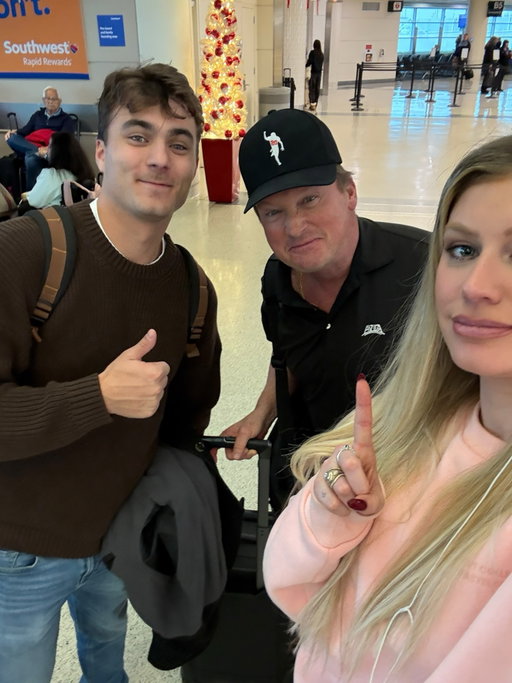 Gang’s all here at Midway Airport!