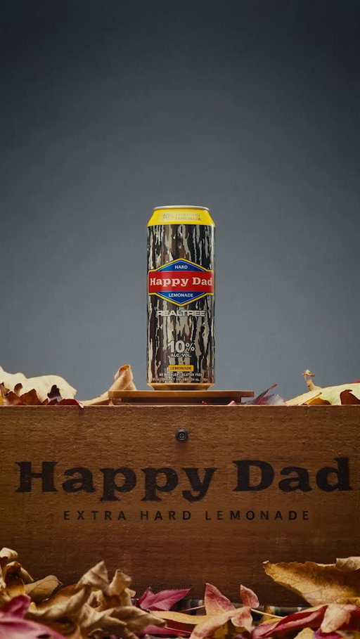 New Happy Dad x Realtree Extra Hard 10% Lemonade is now available! Call your stores and tell them to stock up!