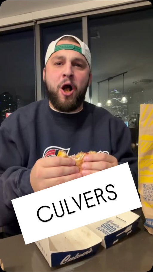 Trying Culver’s for the first time