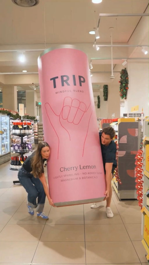 Take a TRIP to Whole Foods Market 🫶 Meet new and exclusive Cherry Lemon 🍒 bigger, bolder, better 🤩
 
Find @trip.drinks now in every @wholefoods - crafted for delicious moments of calm in the everyday chaos. So don’t walk…grab your bestie and run 🏃‍♀️✨
