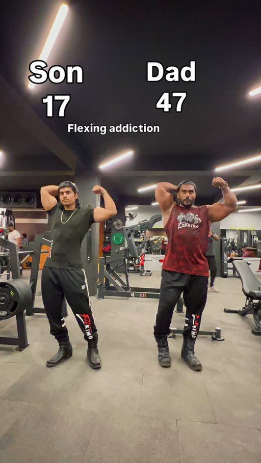 Gymtime=Qaulitytime with family 
Picture credit mom♥️ @mrs.snehal_sangram_chougule