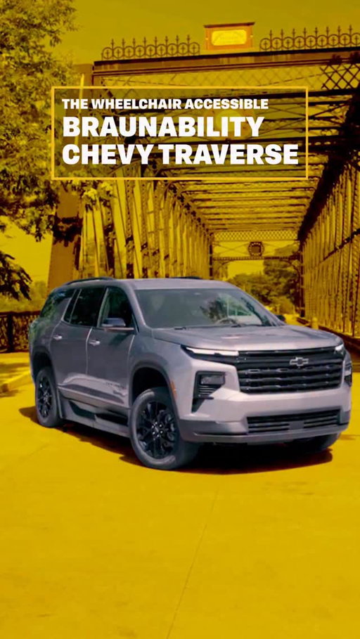 Your life. Your ride. Built with your needs in mind. The @braunability Chevy Traverse blends accessibility and style with purposeful solutions for caretakers as well as drivers and passengers with disabilities.