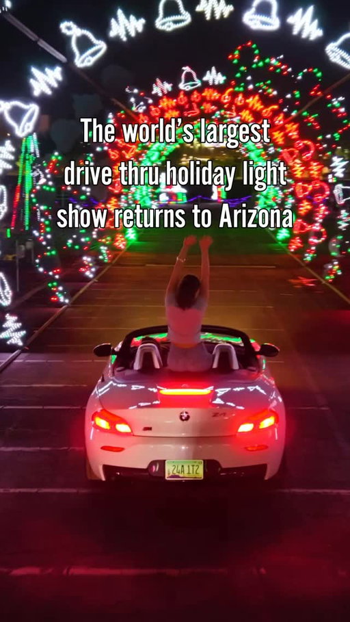 ADD THIS TO YOUR HOLIDAY PLANS 🎄 @worldofillumination returns with two themed parks in Arizona! ✨ Get ready for a drive thru filled with millions of lights synced perfectly to Christmas music 🎶🌟 Now in Glendale and Tempe. Bring the family and start a new tradition. 🚗

📅 Nov 14 to Jan 4
📍 Tempe, AZ | Rockin’ Christmas
📍 Glendale, AZ | Cosmic Sleighride

Tag your crew 🎄

#AZChristmas #LightShowMagic #GlendaleAZ #TempeAZ #FamilyFun #HolidayDateNight