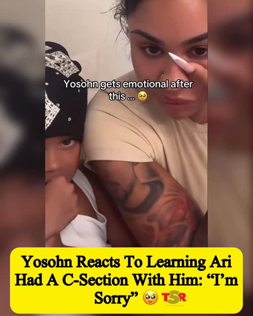 #PressPlay: #TSRMommyDuties — After learning his mommy #Ari had a C-section to deliver him, #Yosohn apologized. 🥹 So sweet! (✍🏾: #TSRStaffLG)