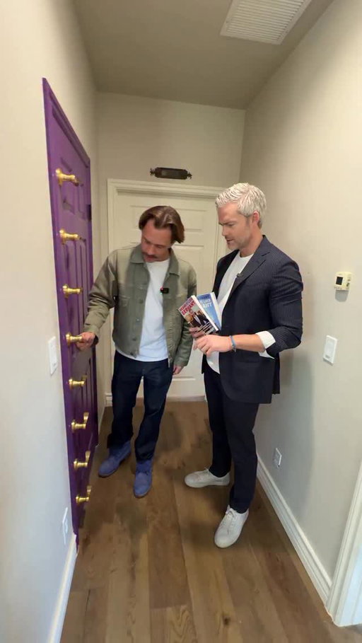 Note to self: be careful when entering a magician’s house. Thanks for the unforgettable house tour @justinflom