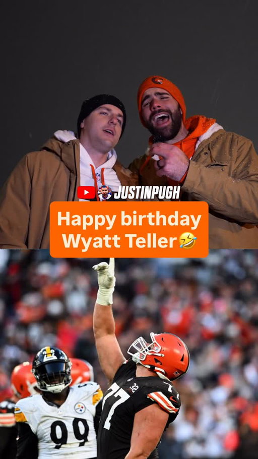 Have a day, @wyattteller 🎂

#browns #cleveland #nfl
