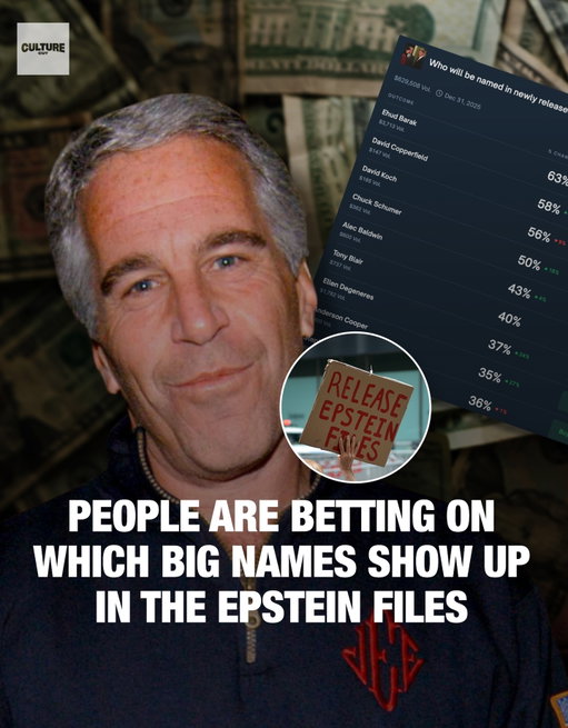 People aren’t just watching the Epstein documents drop,  they’re betting on it.

Polymarket traders are speculating on which public figures could be named when the next batch of court records is unsealed.

These markets don’t say anything about guilt or wrongdoing. They only reflect what thousands of anonymous bettors believe will appear in the documents based on past reporting, court filings, and public info.

It’s a wild snapshot of how the internet now treats every major news event like the stock market.

Follow @readbantr and @bantrbusiness for more looks into what the internet is talking about and doing.

Media via Shutterstock / Polymarket

#epsteinlist #whitehouse #predictionmarket