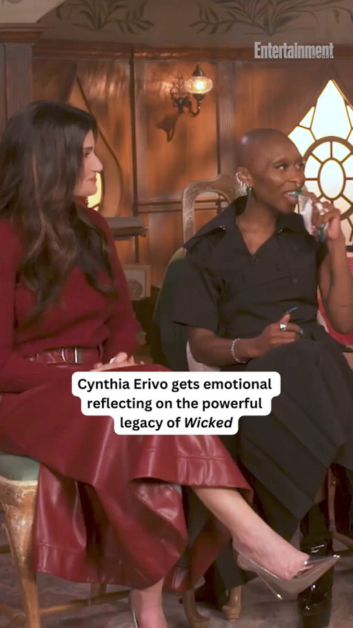 This group has changed us for good 💚 Watch Cynthia Erivo get teary eyed reflecting on the massive impact of 'Wicked.'