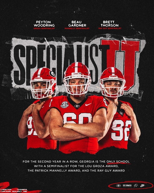 A special group 👏

#GoDawgs