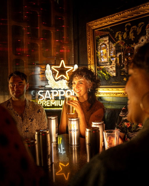 Good with sushi, great with late nights. #SapporoBeer