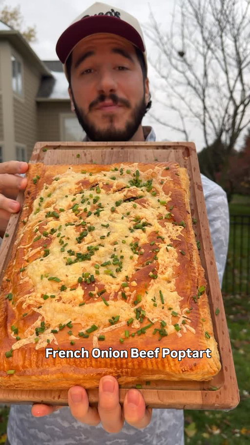 French Onion Beef Poptart 🧅🥩 @cusos has our biggest sale of the year right now! Go check it out 🔥
