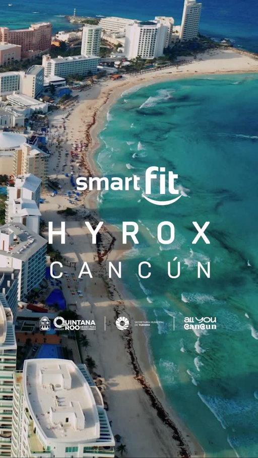 TICKETS NOW LIVE 🚨

Smart Fit HYROX Cancún is your time.

March 14 & 15 

Where the waves meet the Sleds